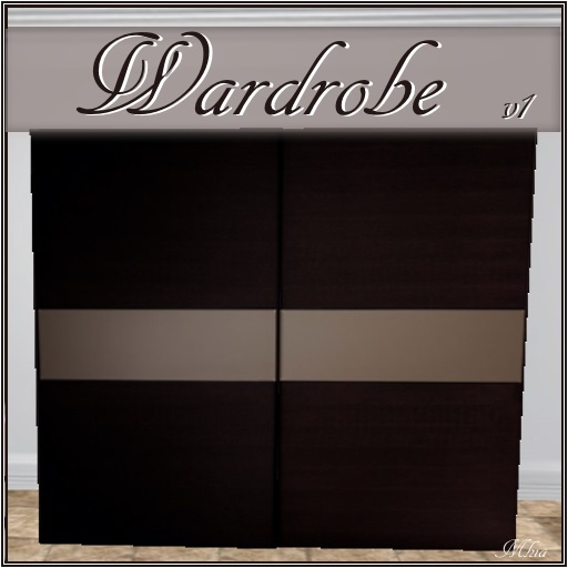 Wardrobe Dark Wood