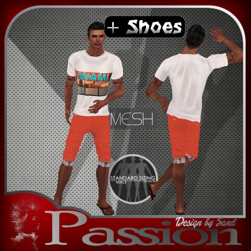 Sand "peter"ensemble 3 tshirt homme+bermuda+tong