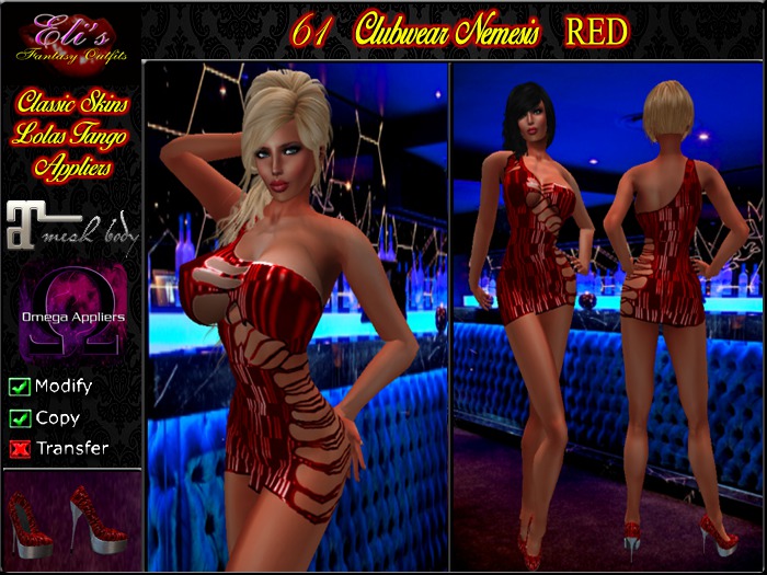61 Clubwear Nemesis Red