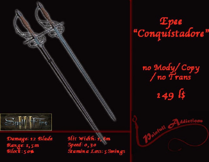 .:BMD:. Epee "Conquistador" 
