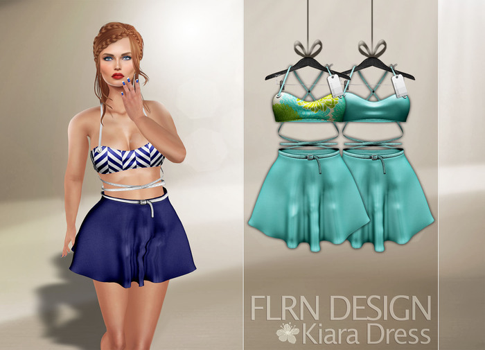 Kiara Dress Turquoise