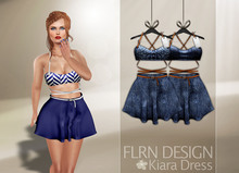 [FLRN] Kiara Dress Denim Blue