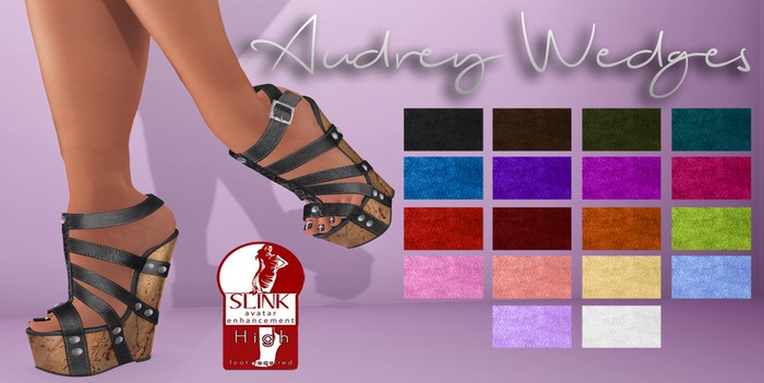 Mute. Audrey Wedges - Purple