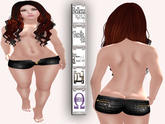 C&S-MAITRYA- BELLEZA- BANNED-BRAZILIA MESH BODY-Short-Fernanda