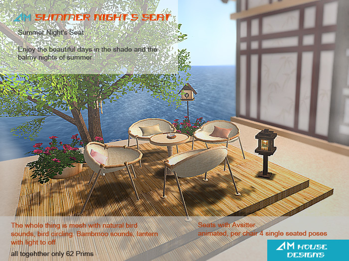 AM- **Summer Night's seat** Box
