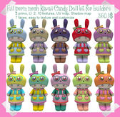 Full Perm MESH Kawaii Candy Doll kit for builders