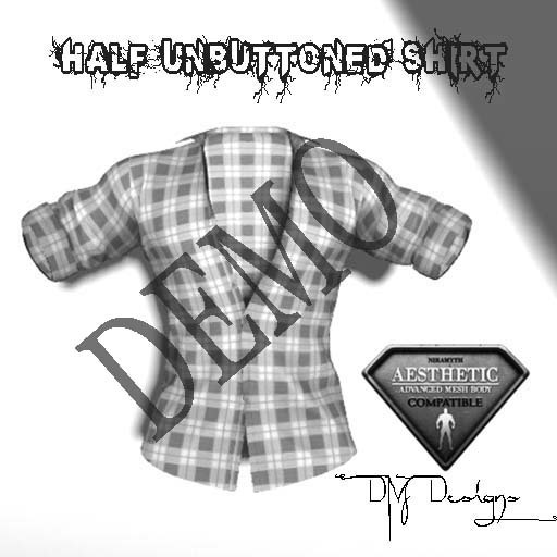 .::DM::. Half-Unbuttoned Shirt - Niramyth DEMO