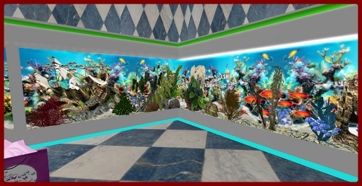 big white aquarium