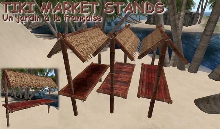 TIKI MARKET STANDS COPY - market stalls - market stand