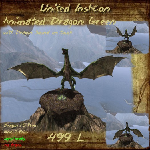 *UI* Animated Dragon Green v