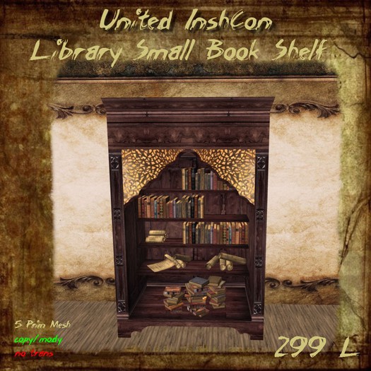 *UI* Library Small Book Shelf v