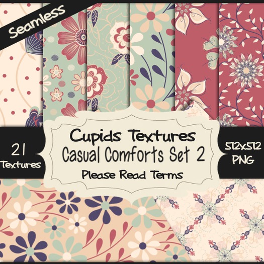 *Cupids Textures * 21 CASUAL COMFORTS SET 2