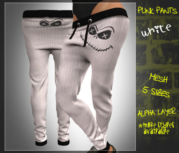 CoG Design Punk Pants white