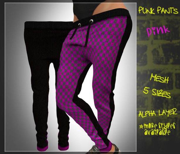 CoG Design Punk Pants pink