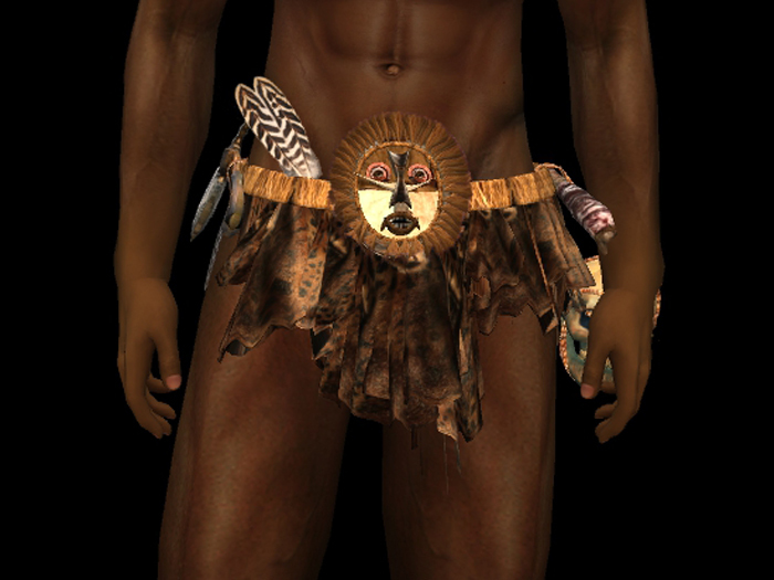 (box) loincloth with mask