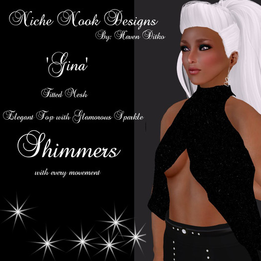 "Gina" draped top