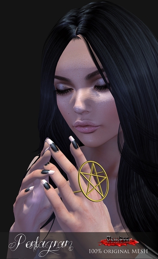 :DEADPOOL: PENTAGRAM RING FEMALE (suitcased)