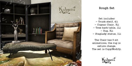 Second Life Marketplace - Kalopsia - Rough - Full Set