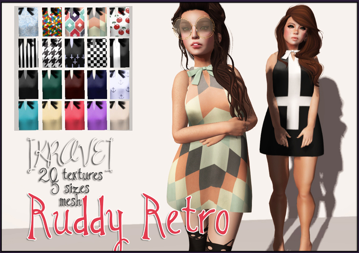 [KRAVE] Ruddy Retro Dress
