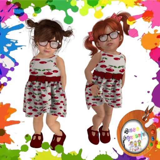{**}DOCE AQUARELA{**} Dress Owl