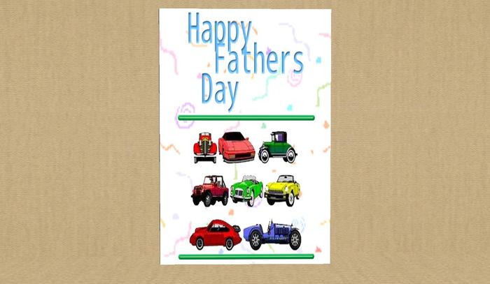 Happy Fathers Day Card