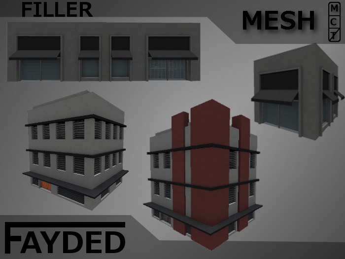 FAYDED - Dummy Buildings FAT PACK