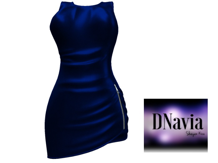 DNavia Short Zipper Dress Magenta