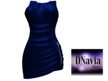 DNavia Short Zipper Dress Magenta