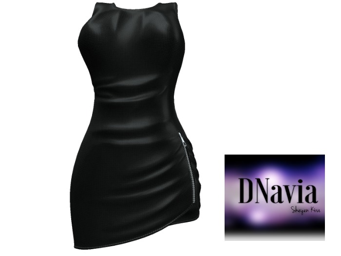 DNavia Short Zipper Dress Magenta