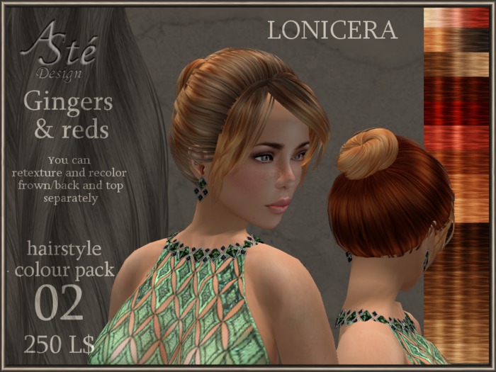 ***Aste*** HAIR 02.03 LONICERA REDS