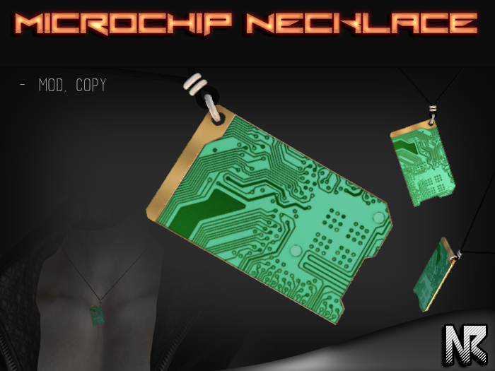 [NR] Microchip Necklace {boxed}