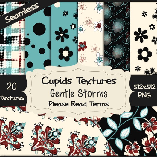 *Cupids Textures * 20 GENTLE STORMS
