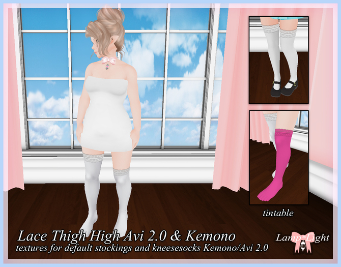 Lamp*Light - Lace Thigh High Avi 2.0 & Kemono