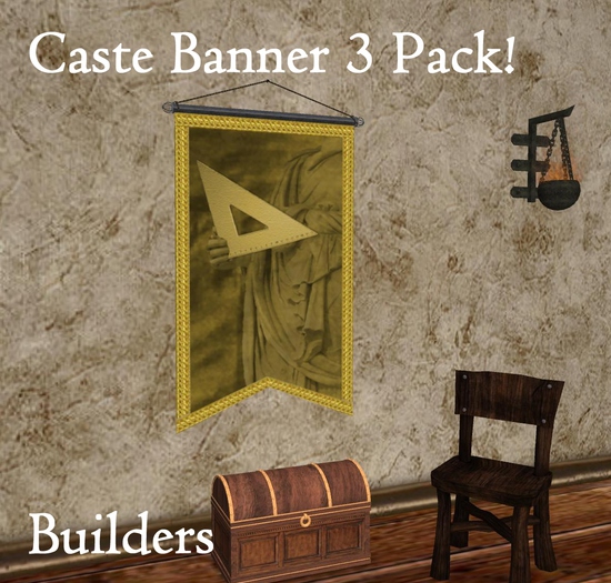 MESH Caste Banner 3-pack!  Builders 