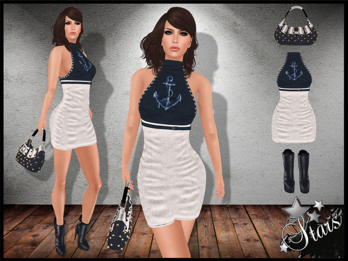 *Stars*Fashion* Classic body - Amelie outfit with handbag & boots