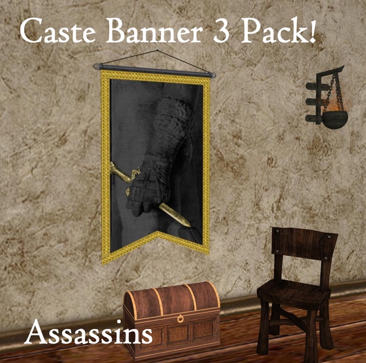 MESH Caste Banner 3-pack!  Assassins 