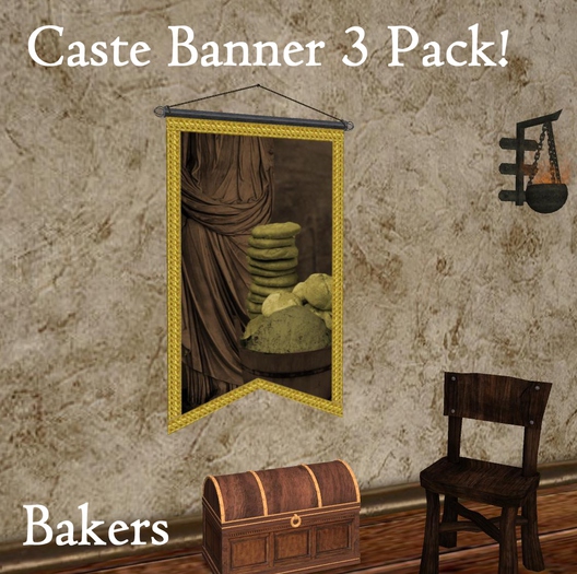 (DS) Caste Banner 3-pack!  Bakers  - Boxed