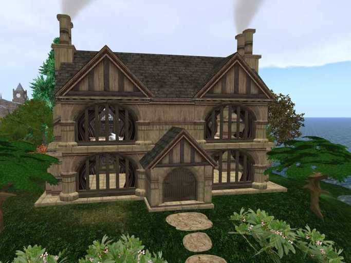 Baronial Gothic Mansion House