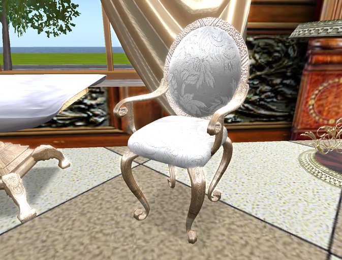 Gold Parlour Chair