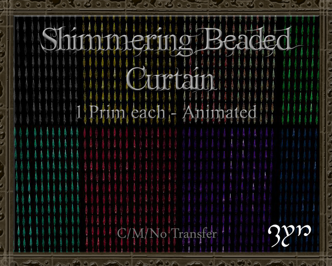 Zyn ~ Shimmering Beaded Curtain