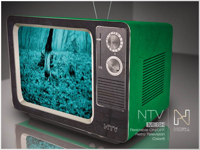 NORA"NTV"MESH Retro Television_ON/OFF(fat pack)