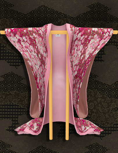 {MB} Furisode Robe Brilliant Blossom