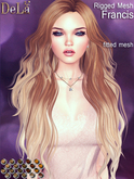 =DeLa*= Mesh Hair "Francis" Orange Browns
