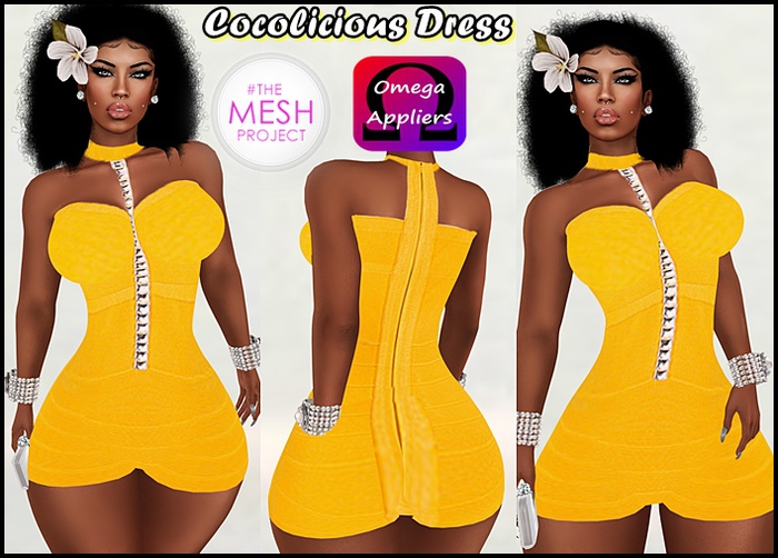 Cocolicious Dress Yellow
