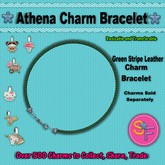 SF Athena Eggplant Leather Bracelet (Open)