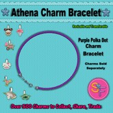 SF Athena Eggplant Leather Bracelet (Open)