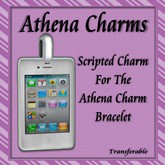 SF White Phone Charm For SF Charm Bracelets (Mesh)