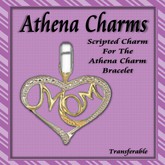 SF Gold Mom Charm For SF Charm Bracelets (Mesh)