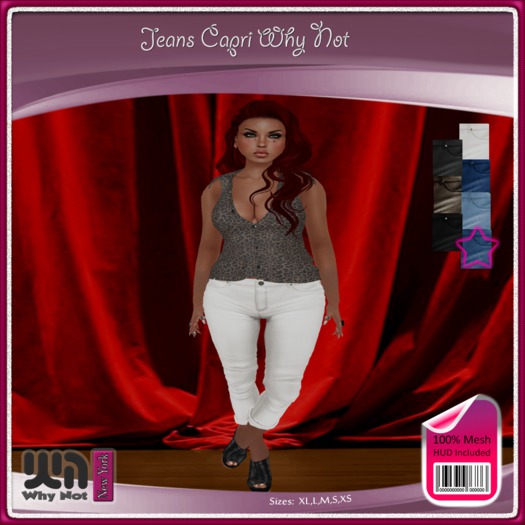 Jeans capri WN Blue