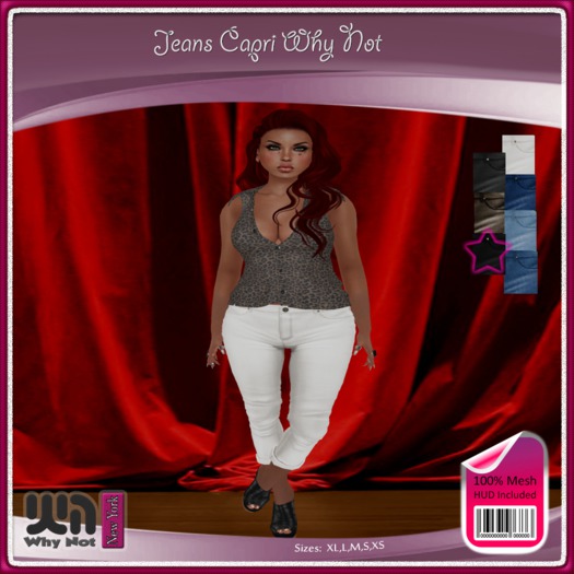 Jeans capri WN Black